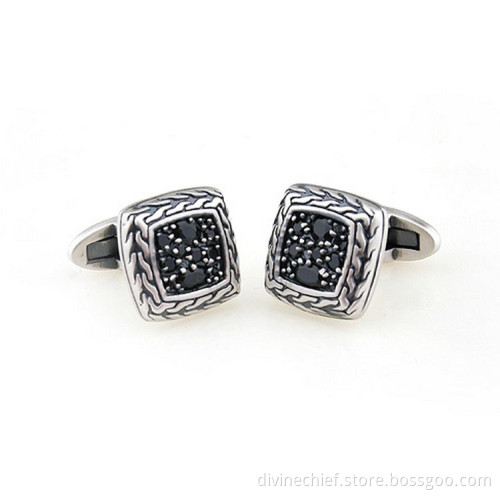 Factory Make Custom Your Logo Metal Cufflinks For Man's Shirt